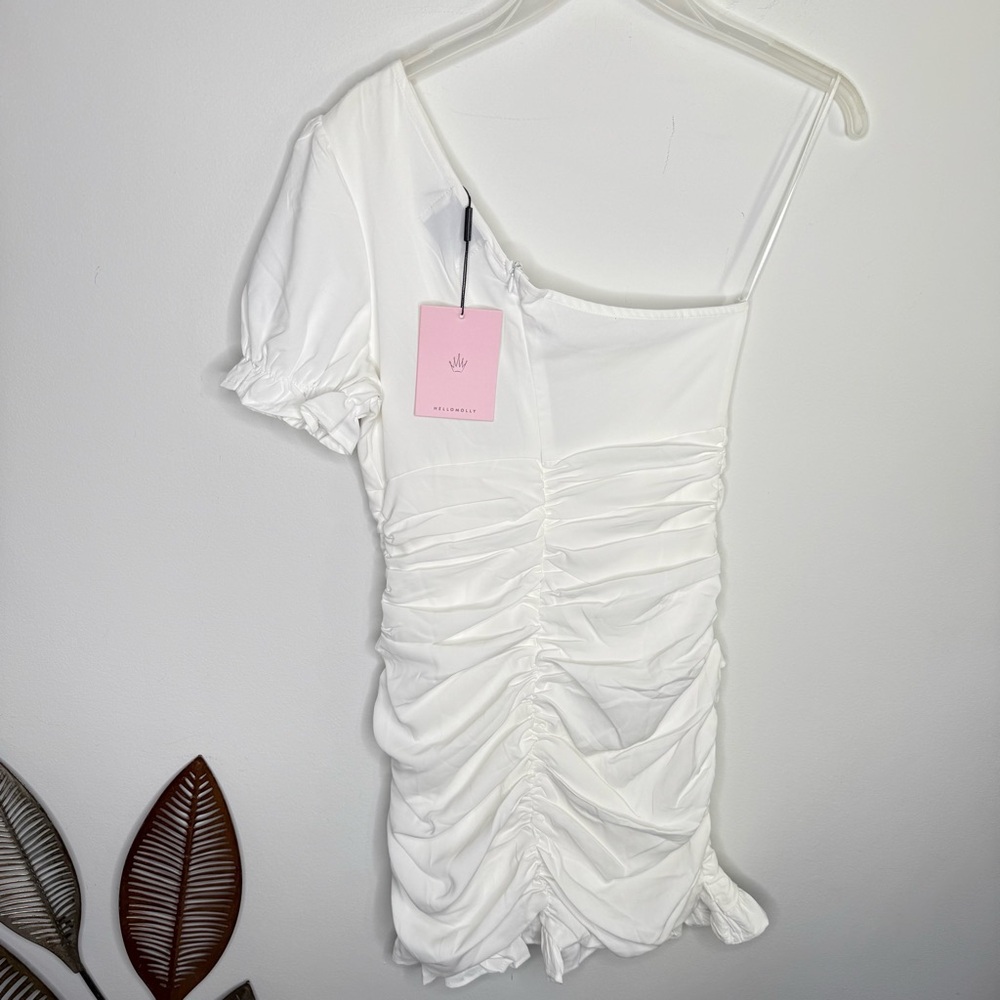 C15 Hello Molly Not Fair On Me White Dress Medium NWT - Picture 8 of 8